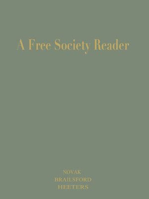cover image of A Free Society Reader